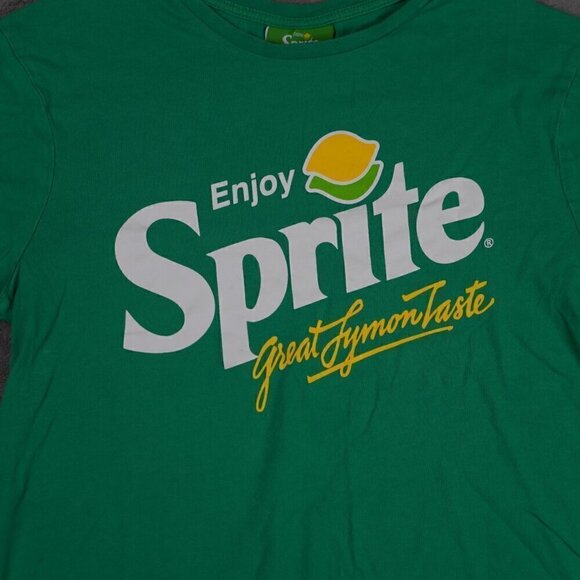Sprite Soda Green T Shirt Primark Size Medium y2k Novelty Cola Pop Retro - Picture 2 of 5
